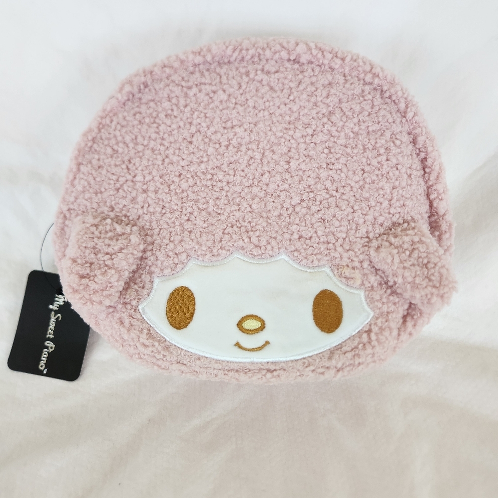 Sanrio - My Sweet Piano - Soft Makeup Zipper Pouch Bag - Hello Kitty - My Melody